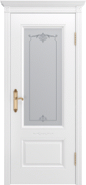 Фото -   Межкомнатная дверь "Аккорд В1", по белый   | фото в интерьере