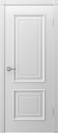 Фото -   Межкомнатная дверь "Акцент", пг, белый   | фото в интерьере