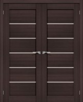 Фото -   Двойная распашная дверь Порта-22Б Wenge Melinga   | фото в интерьере