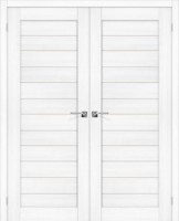 Фото -   Двойная распашная дверь Порта-22 Snow Veralinga   | фото в интерьере