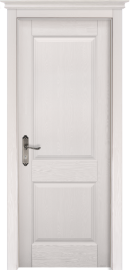 Фото -   Межкомнатная дверь "Элегия", пг, Эмаль Белая (RAL 9010), Браш сосна   | фото в интерьере