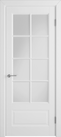 Фото -   Межкомнатная дверь "Гланта Ett", по, белый   | фото в интерьере