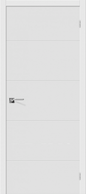Фото -   Межкомнатная дверь ПВХ Граффити-2", пг, белый   | фото в интерьере
