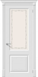 Фото -   Межкомнатная дверь "Скинни-13 Аrt", по, белый   | фото в интерьере