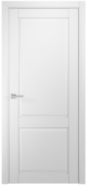 Фото -   Межкомнатная дверь "Классик 02", пг, белый шелк   | фото в интерьере