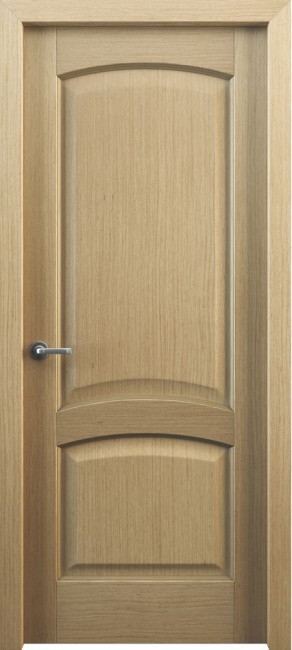 Фото -   Межкомнатная дверь Классик 104, пг, дуб   | фото в интерьере