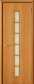 Фото -   Межкомнатная дверь "Лесенка", по, миланский орех   | фото в интерьере
