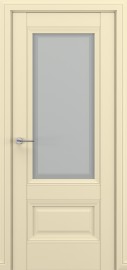 Фото -   Межкомнатная дверь "Турин В3", по, матовый крем   | фото в интерьере
