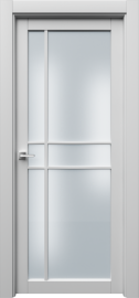 Фото -   Межкомнатная дверь "Ронда-2", по, белый   | фото в интерьере