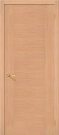 Фото -   Межкомнатная дверь "Рондо", пг, дуб   | фото в интерьере